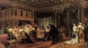 Paul Delaroche Cardinal Mazarin-s Last Sickness Sweden oil painting artist